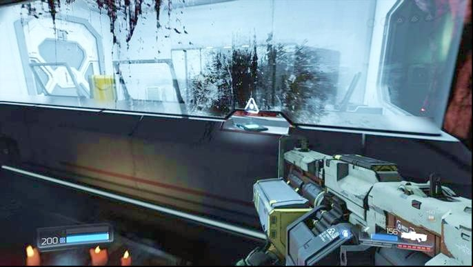 Go to the nearby room at the beginning of the level, watch the hologram that will appear there and then pick up the Data Log lying in the left corner - Doom: All secrets in Lazarus Labs - Secrets - Doom Game Guide & Walkthrough