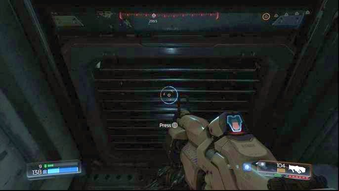 Walk through the unlocked door after killing the demons next to the first Gore Nest - Doom: All secrets in Lazarus Labs - Secrets - Doom Game Guide & Walkthrough