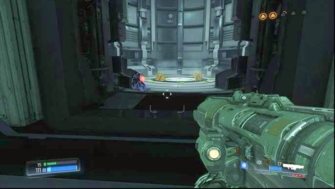 Once it is over, go to the other end of the location and open the sluice that is located there - Doom: All secrets in Lazarus Labs - Secrets - Doom Game Guide & Walkthrough