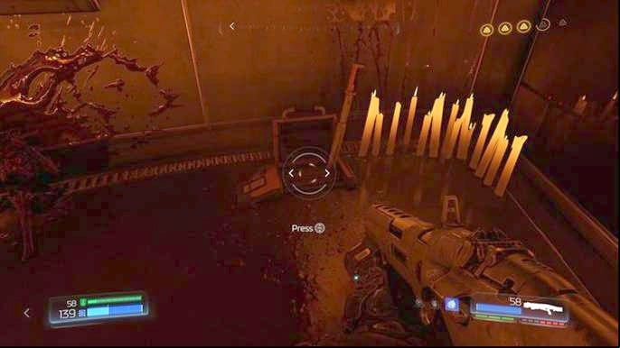 On the right from it there is a lever - Doom: All secrets in Lazarus Labs - Secrets - Doom Game Guide & Walkthrough