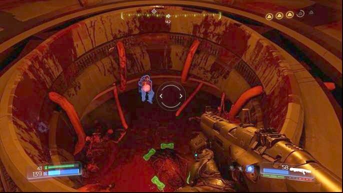 Pull it and jump one floor below - Doom: All secrets in Lazarus Labs - Secrets - Doom Game Guide & Walkthrough