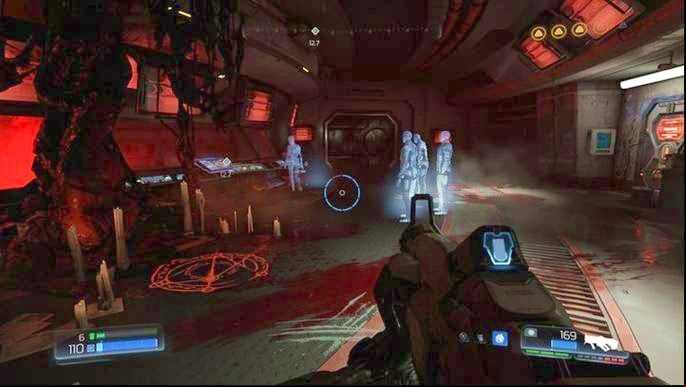 After searching the third Elite Guard you must use the elevator in order to ride up - Doom: All secrets in Lazarus Labs - Secrets - Doom Game Guide & Walkthrough