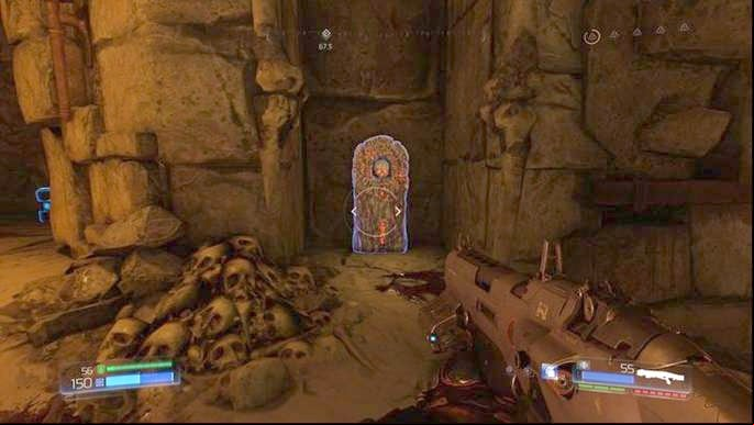 Further road not far from the Elite Guard leads to the corridor on the left - Doom: All secrets in Titans Realm= - Secrets - Doom Game Guide & Walkthrough