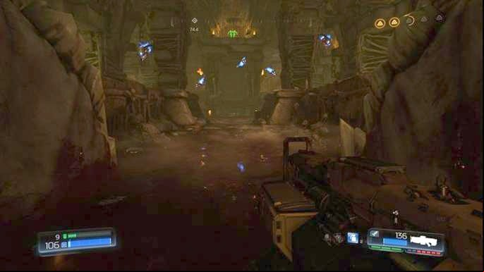 Use the second green teleport and then use the Automap on the other side - Doom: All secrets in Titans Realm= - Secrets - Doom Game Guide & Walkthrough