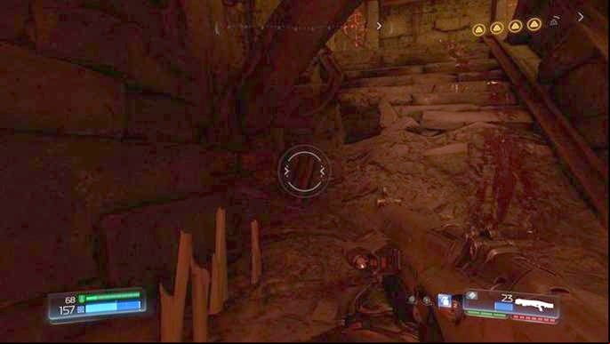 A door leading to the next target will open after the battle at the second stone - Doom: All secrets in Argent DNur - Secrets - Doom Game Guide & Walkthrough