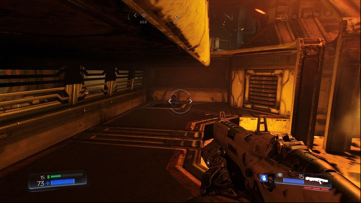 When you turn around you will see the first collectible in this level - Doom: All secrets in Foundry - Secrets - Doom Game Guide & Walkthrough