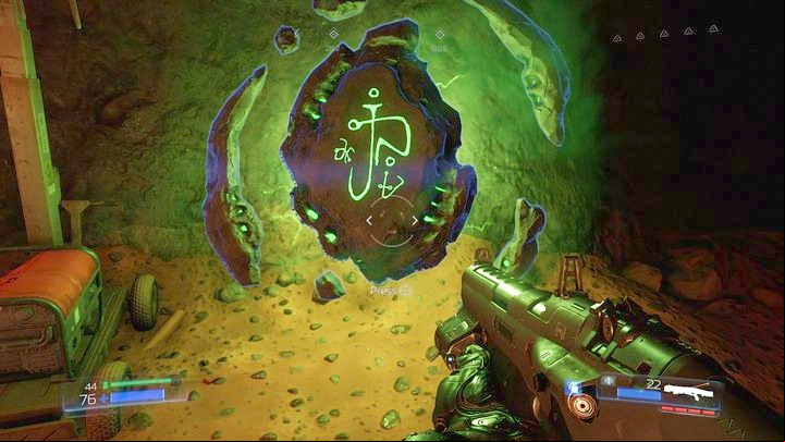 Slight further you will see the first Rune Trial - Vacuum - Doom: Argent Facility Walkthrough - Walkthrough - Doom Game Guide & Walkthrough
