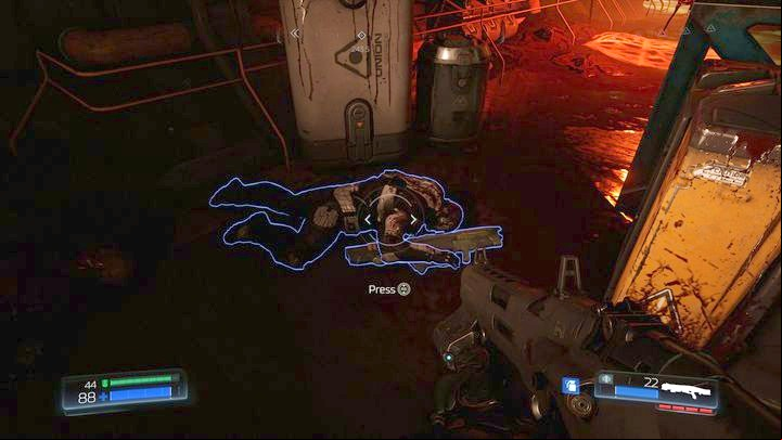 There is also a Rocket Launcher inside, you can pick it up if you havent obtained it on the previous level - Doom: Argent Facility Walkthrough - Walkthrough - Doom Game Guide & Walkthrough