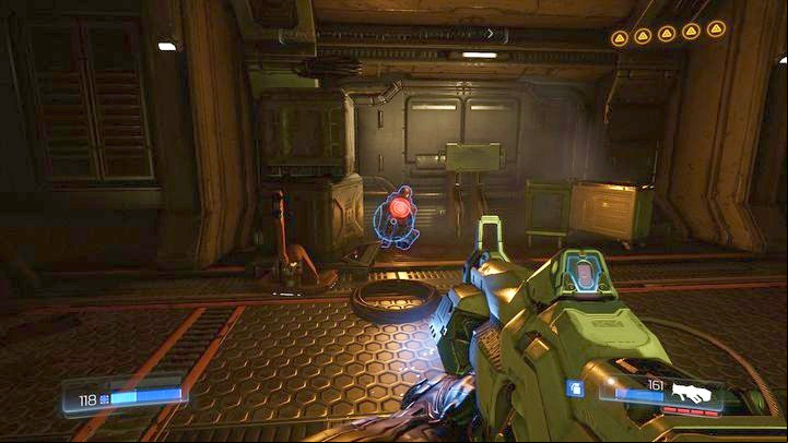 Go to the corridor on the right side after the last demon is dead - Doom: Argent Facility Walkthrough - Walkthrough - Doom Game Guide & Walkthrough
