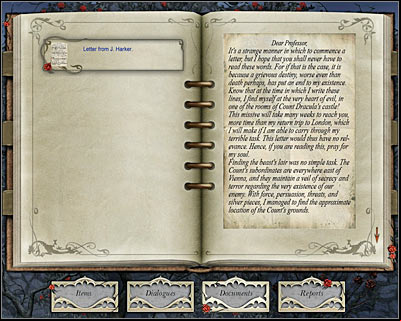 You should be transported to Mina's apartment automatically, so you won't have to choose this area of London manually - Mina's Apartment I - London - Dracula: Origin - Game Guide and Walkthrough