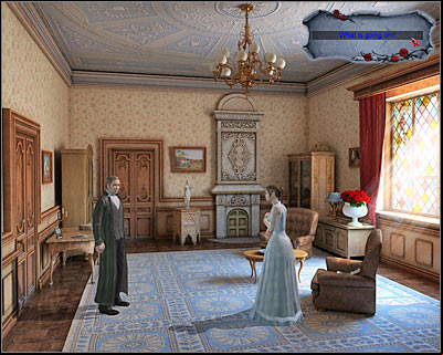 There are many interactive objects inside Mina's apartment and you can approach them in any order - Mina's Apartment I - London - Dracula: Origin - Game Guide and Walkthrough