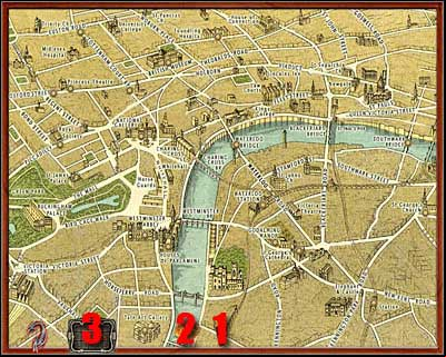 You can draw the lines in any order, so it doesn't really matter which article you'll decide to correspond to in the first place - Mina's Apartment II - London - Dracula: Origin - Game Guide and Walkthrough