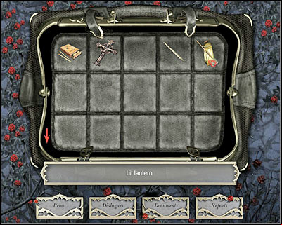 Use the lamp on an opening (where you were able to stretch some of the bars) - Bloomsbury Cemetery II - London - Dracula: Origin - Game Guide and Walkthrough