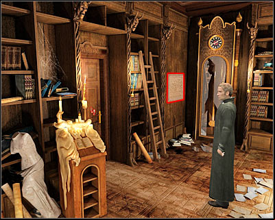 Wait for a close-up view of the and listen to what Van Helsing has to say - Godalming Manor II - London - Dracula: Origin - Game Guide and Walkthrough