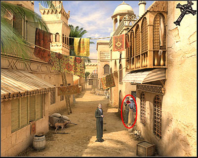 You'll reach a fairly large marketplace - Marketplace - Cairo - Dracula: Origin - Game Guide and Walkthrough