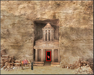 You'll end up standing inside a small dark room - Blood Rocks - Cairo - Dracula: Origin - Game Guide and Walkthrough