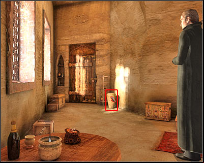 Obviously you will have to get rid of the cobra somehow, because the snake blocks the entrance to a hidden room - Marketplace #4 IV - Cairo - Dracula: Origin - Game Guide and Walkthrough