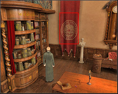 Use the stairs to get to the upper balcony of the library - Library I - Vienna - Dracula: Origin - Game Guide and Walkthrough