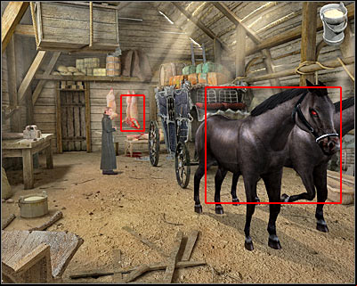 Click on a ageway located near the horses - Tavern II - Transylvania - Dracula: Origin - Game Guide and Walkthrough