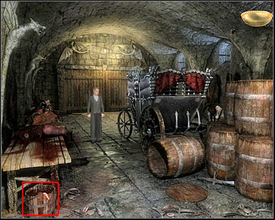 You'll end up standing inside a large empty room - Dracula's Castle II - Transylvania - Dracula: Origin - Game Guide and Walkthrough