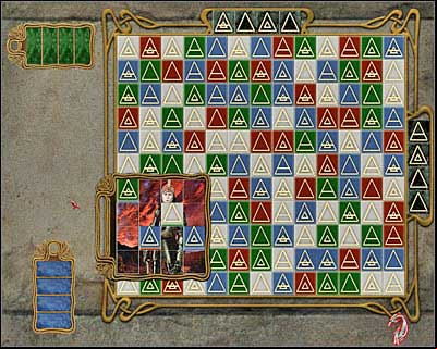 Your final task here will be to change colors, based on what you've received from the board - Dracula's Castle III - Transylvania - Dracula: Origin - Game Guide and Walkthrough