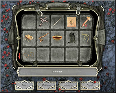 As you probably member, you haven't clicked on the right door, so that's where you'll have to go - Dracula's Castle IV - Transylvania - Dracula: Origin - Game Guide and Walkthrough