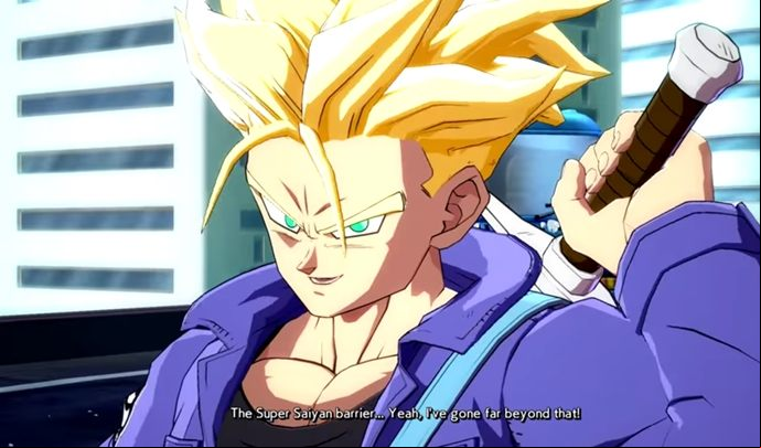 Vegetas son from an alternative timeline, where the world was destroyed by Androids 17 and 18 - Trunks | Characters - Characters - Dragon Ball FighterZ Game Guide