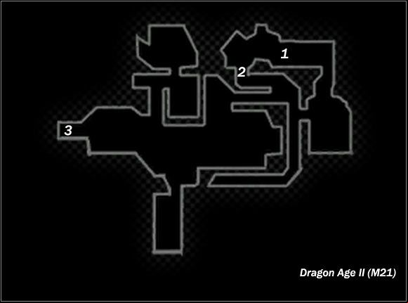 Legend - Map M21 Woodrows Storehouse; Map M22 Unused age | Maps - Maps - Dragon Age II Game Guide