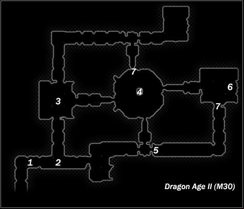 Legend - Map M29 Abandoned Ruins; Map M30 Ruined age | Maps - Maps - Dragon Age II Game Guide