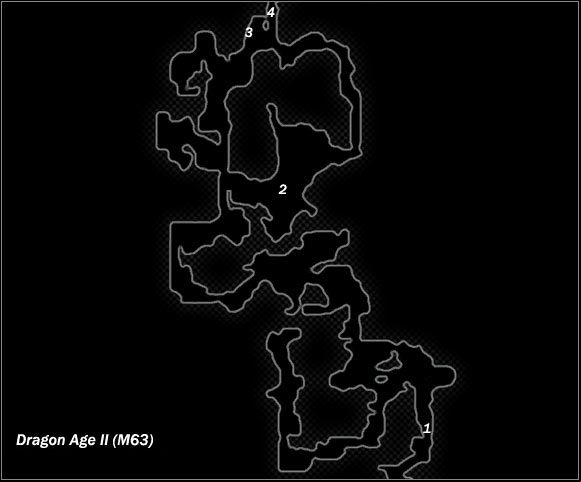 Legend - Map M63 Smugglers Cut; Map M64 Outside the Smugglers Cut | Maps - Maps - Dragon Age II Game Guide