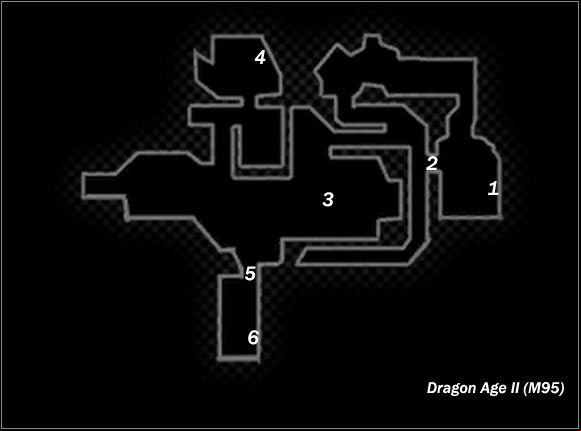 Legend - Map M95 Castillons Landing; Map M96 The Black Emporium | Maps - Maps - Dragon Age II Game Guide