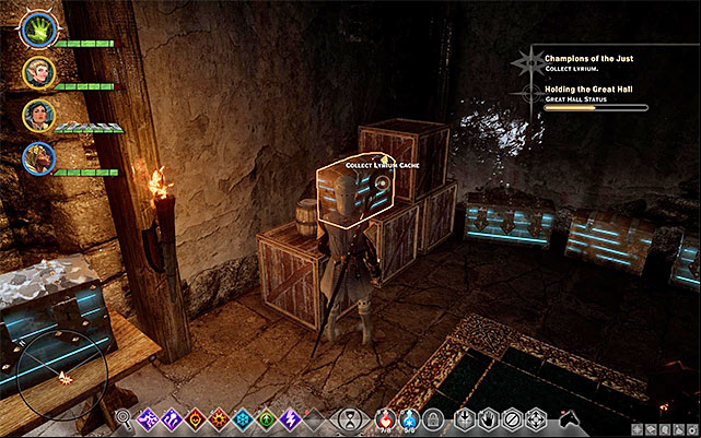 The lyrium cache - Dragon Age Inquisition: Champions of the Just (siding with templars) - Main storyline quests (The Path of the Inquisitor) - Dragon Age: Inquisition Game Guide & Walkthrough