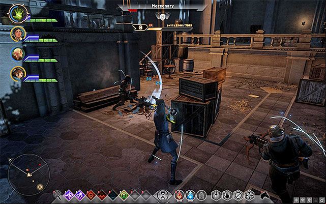 You need to kill all the mercenaries - Dragon Age Inquisition: A Friend of Red Jenny - new party member - The Inner Circle (companion quests) - Dragon Age: Inquisition Game Guide & Walkthrough