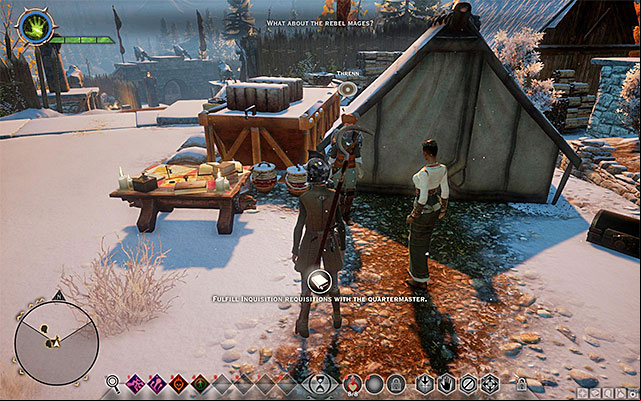 The quartermaster - Dragon Age Inquisition: Havens Best and Brightest - Side quests - Haven - Dragon Age: Inquisition Game Guide & Walkthrough
