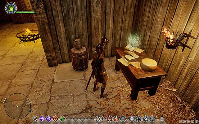 Use the scanning mode to locate the notes - Dragon Age Inquisition: ing Notes - Side quests - Haven - Dragon Age: Inquisition Game Guide & Walkthrough