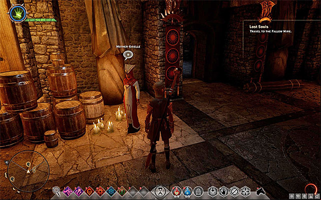 The place where you find Mother Giselle - Dragon Age Inquisition: Lotus and Root - Side quests - Haven - Dragon Age: Inquisition Game Guide & Walkthrough