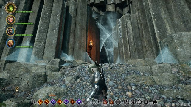 The entrance to the first cave to the North - Dragon Age Inquisition: Keeping the Darkspawn Down - Side quests - The Storm Coast - Dragon Age: Inquisition Game Guide & Walkthrough