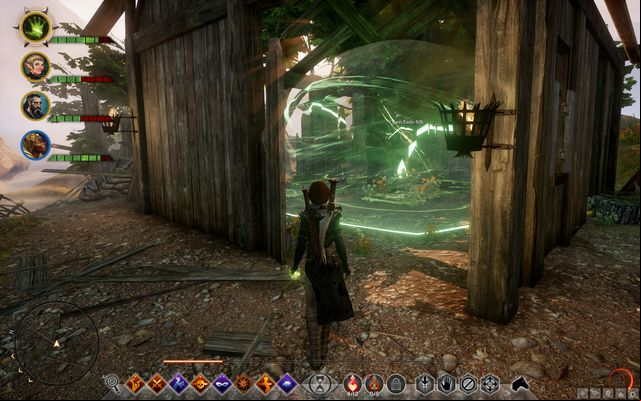 The rift on the island. - Dragon Age Inquisition: What Yet Lingers - The Frostback Basin - Jaws of Hakkon DLC - Dragon Age: Inquisition Game Guide & Walkthrough