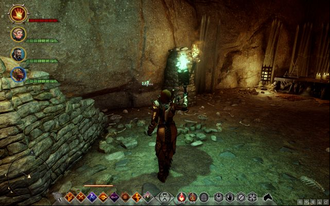 Runes in the cave in Avvar village. - Dragon Age Inquisition: It remains to be seen - The Frostback Basin - Jaws of Hakkon DLC - Dragon Age: Inquisition Game Guide & Walkthrough