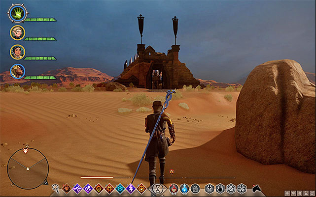 Hawke and Stroud can both be found by the bridge leading to the Ritual Tower. - Dragon Age Inquisition: Here Lies the Abyss - Main storyline quests (The Path of the Inquisitor) - Dragon Age: Inquisition Game Guide & Walkthrough