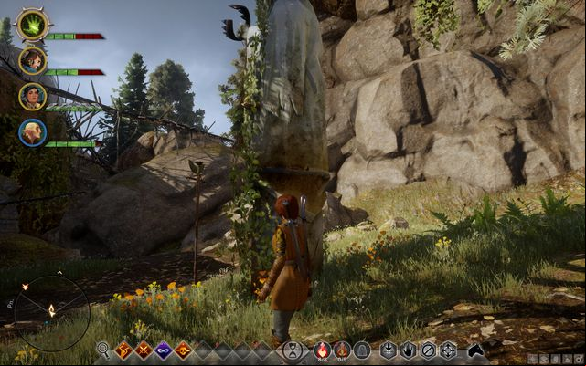 The statue - Dragon Age Inquisition: Playing with Fire - Side quests - The Hinterlands - Dragon Age: Inquisition Game Guide & Walkthrough