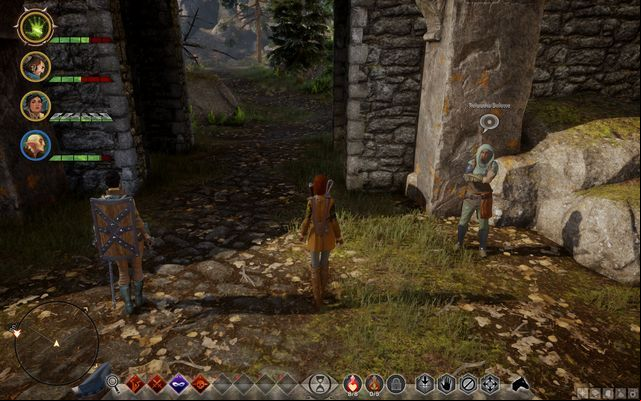 The guard at the gate - Dragon Age Inquisition: East Road Bandits - Side quests - The Hinterlands - Dragon Age: Inquisition Game Guide & Walkthrough