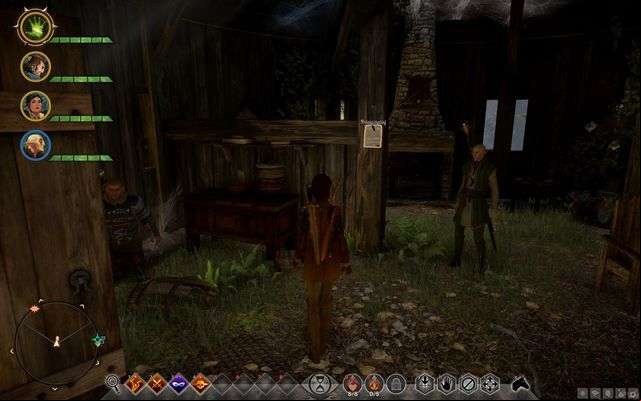 The letter nailed to the wooden beam - Dragon Age Inquisition: Blood Brothers - Side quests - The Hinterlands - Dragon Age: Inquisition Game Guide & Walkthrough