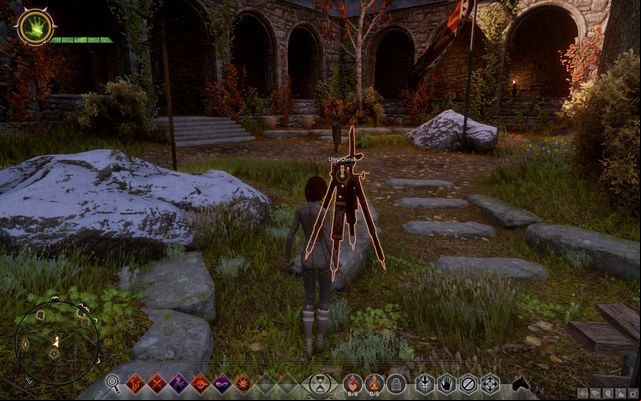 Here, you can pick the upgrade for your garden - Dragon Age Inquisition: The Greener Garden - Side Quests - Skyhold - Dragon Age: Inquisition Game Guide & Walkthrough
