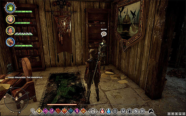 Meet the village mayor - Dragon Age Inquisition: Still Waters - Side Quests - Crestwood - Dragon Age: Inquisition Game Guide & Walkthrough