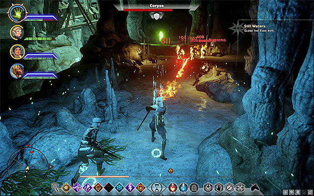 Kill monsters and descend into the caves - Dragon Age Inquisition: Still Waters - Side Quests - Crestwood - Dragon Age: Inquisition Game Guide & Walkthrough