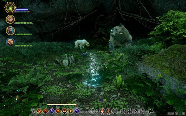 The dangerous bears - Dragon Age Inquisition: Watch Out for the Bear - Side Quests - Emerald Graves - Dragon Age: Inquisition Game Guide & Walkthrough