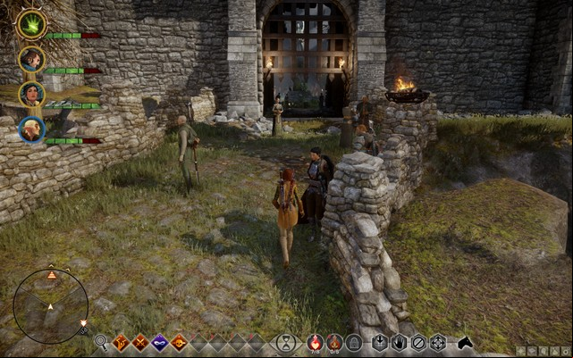 Orator Anais and the citadel entrance - Dragon Age Inquisition: Praise the Herald of Andraste - Side quests - The Hinterlands - Dragon Age: Inquisition Game Guide & Walkthrough