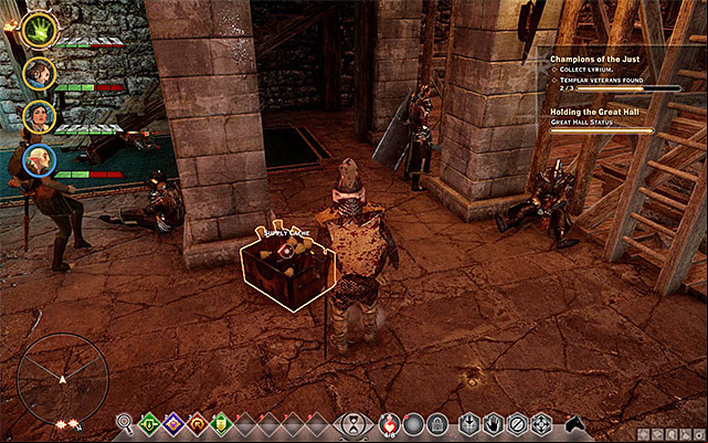 An example supplies crate - Dragon Age Inquisition: Exploration of the surroundings - Exploration of the game world - Dragon Age: Inquisition Game Guide & Walkthrough
