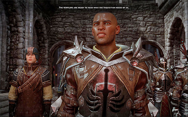 To allow the Templars to retain their autonomy is only one of the possible actions - Dragon Age Inquisition: New allie - Crafting - Dragon Age: Inquisition Game Guide & Walkthrough